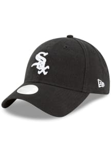 New Era Chicago White Sox Black Core Classic 2.0 9TWENTY Womens Adjustable Hat