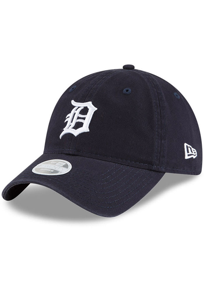 New Era Detroit Tigers Navy Blue Core Classic 2.0 9TWENTY Womens Adjustable Hat