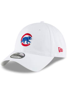 New Era Chicago Cubs Bear Logo Core Classic 2.0 9TWENTY Adjustable Hat - White