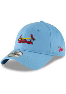 New Era St Louis Cardinals Cooperstown Core Classic 2.0 9TWENTY Adjustable Hat - Light Blue