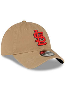New Era St Louis Cardinals Core Classic 2.0 9TWENTY Adjustable Hat - Khaki