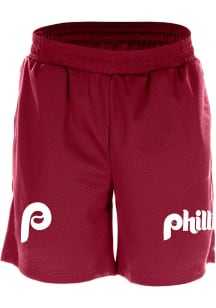 New Era Philadelphia Phillies Mens Maroon Coop Summer Shorts