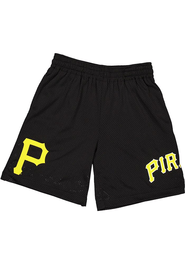 Pittsburgh Pirates Mens New Era BLACK Summer Shorts - 590001260