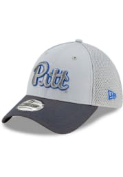 New Era Pitt Panthers Grey JR Gray Neo 39THIRTY Youth Flex Hat
