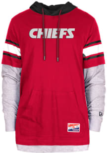 New Era Kansas City Chiefs Mens Red Throwback Fashion Hood