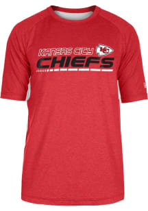New Era Kansas City Chiefs Red Active Short Sleeve T Shirt