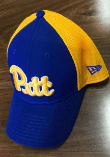 New Era Pitt Panthers Mens Blue 2T Sided 39THIRTY Flex Hat