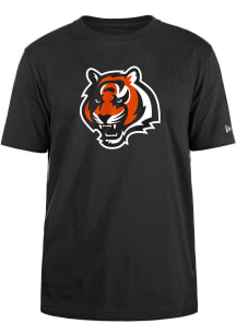 New Era Cincinnati Bengals Black Team Logo Short Sleeve T Shirt