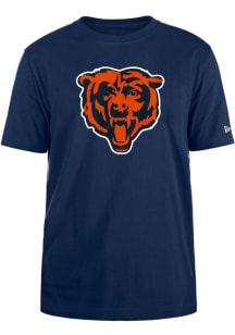 New Era Chicago Bears Navy Blue Team Logo Short Sleeve T Shirt