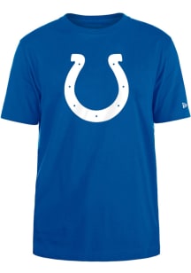 New Era Indianapolis Colts Blue Team Logo Short Sleeve T Shirt