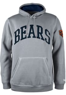 New Era Chicago Bears Mens Grey Active Long Sleeve Hoodie