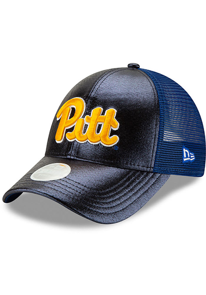 New Era Pitt Panthers Blue Glittered 9FORTY Womens Adjustable Hat