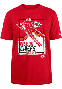 New Era Kansas City Chiefs Red Lift Pass Short Sleeve T Shirt