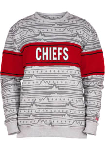 New Era Kansas City Chiefs Mens Red Lift Pass Long Sleeve Fashion Sweatshirt