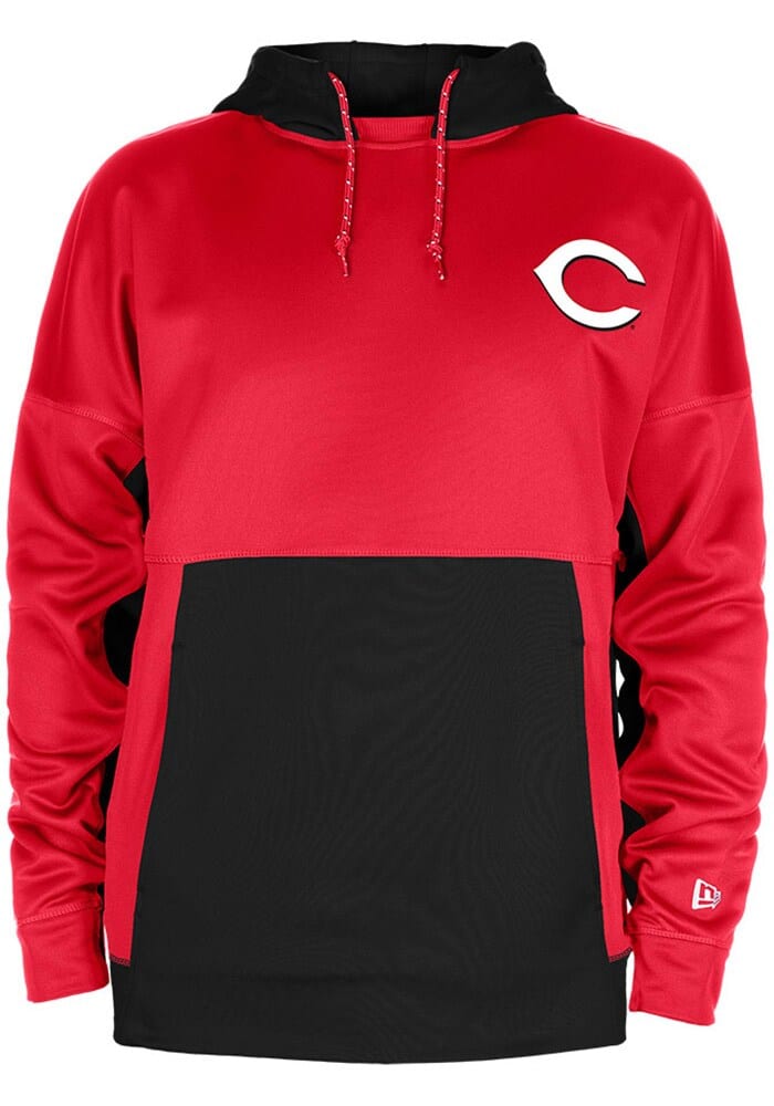 New Era Cincinnati Reds Mens Red Active Hood