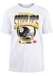 New Era Pittsburgh Steelers White Summer Classic Short Sleeve T Shirt