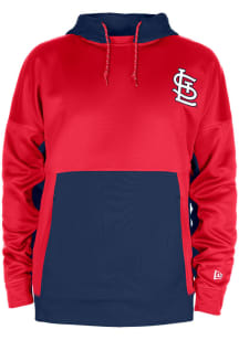New Era St Louis Cardinals Mens Red Active Hood