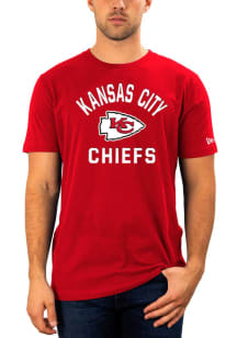 New Era Kansas City Chiefs Red HEART AND SOUL Short Sleeve T Shirt