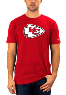 New Era Kansas City Chiefs Red PRIMARY LOGO Short Sleeve T Shirt