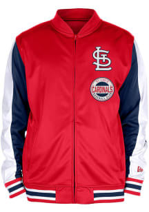New Era St Louis Cardinals Mens Red Game Day Track Jacket