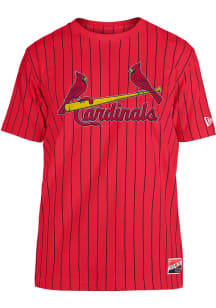 New Era St Louis Cardinals Red Throwback Short Sleeve Fashion T Shirt