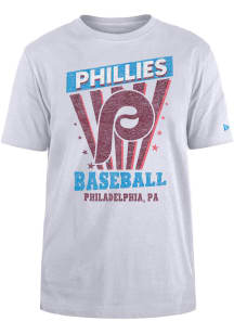 New Era Philadelphia Phillies White Coop Game Day Short Sleeve Fashion T Shirt