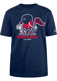 New Era Chicago White Sox Navy Blue Coop Court Sport Short Sleeve T Shirt