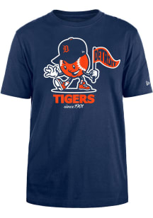 New Era Detroit Tigers Navy Blue Court Sport Short Sleeve T Shirt