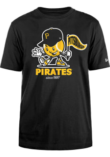 New Era Pittsburgh Pirates Black Court Sport Short Sleeve T Shirt