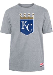 New Era Kansas City Royals Grey City Connect Throwback Short Sleeve T Shirt