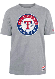 New Era Texas Rangers Grey City Connect Throwback Short Sleeve T Shirt