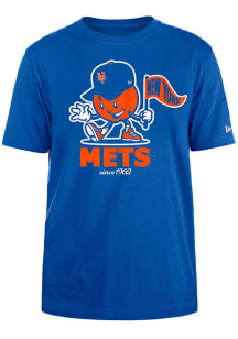 New Era New York Mets Blue Court Sport Short Sleeve T Shirt