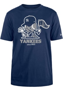 New Era New York Yankees Navy Blue Court Sport Short Sleeve T Shirt
