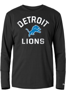 New Era Detroit Lions Black Heart and Soul Long Sleeve T Shirt