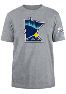 New Era Minnesota Twins Grey On-Field City Connect Short Sleeve Fashion T Shirt