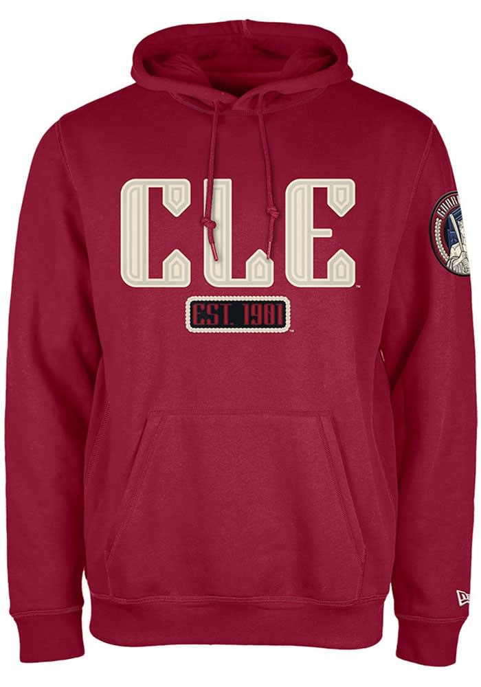 New Era Cleveland Guardians Mens On-Field City Connect Hoodie - Red