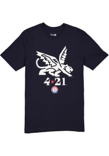 New Era Texas Rangers Navy Blue On-Field City Connect Short Sleeve T Shirt