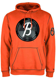 New Era Baltimore Orioles Mens Grey On-Field City Connect Long Sleeve Hoodie
