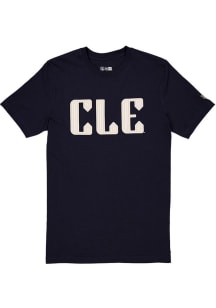 New Era Cleveland Guardians Navy Blue On-Field City Connect Short Sleeve T Shirt