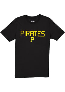 New Era Pittsburgh Pirates Black On-Field City Connect Short Sleeve T Shirt