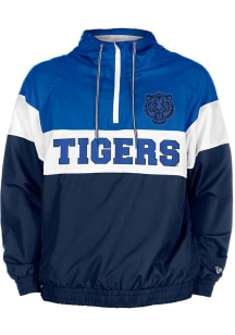 New Era Detroit Tigers Mens Navy Blue Throwback City Connect Pullover Jackets