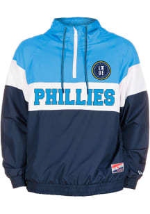 New Era Philadelphia Phillies Mens Navy Blue Throwback City Connect Pullover Jackets
