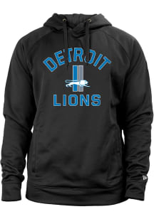 New Era Detroit Lions Mens Black Heart and Soul Hood