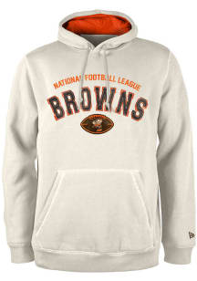 New Era Cleveland Browns Mens White 3rd Down Fashion Hood