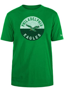 New Era Philadelphia Eagles Kelly Green Game Day Short Sleeve T Shirt