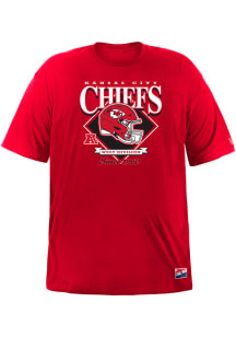New Era Kansas City Chiefs Mens Red Helmet Big and Tall T-Shirt