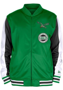 New Era Philadelphia Eagles Mens Kelly Green Game Day Track Jacket