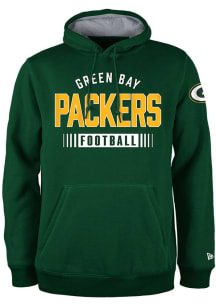 New Era Green Bay Packers Mens Green Sport Night Long Sleeve Hoodie