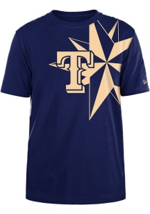 New Era Texas Rangers Blue All Star Game Logo  Short Sleeve T Shirt