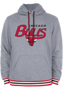 New Era Chicago Bulls Mens Grey Key Style Fashion Hood